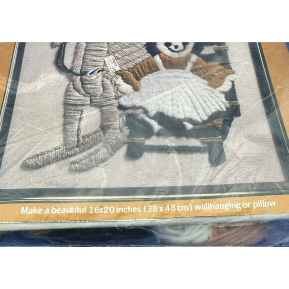 Vintage McNeill Stitchery Kit Favorite Things No. 5104 16x20 Wallhanging Pillow - Picture 6 of 7